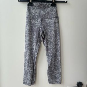 Lululemon cropped align high rise leggings 21”
